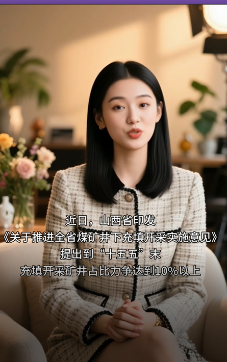 山西推进煤矿井下充填开采 力争“十五五”末占比≥10%