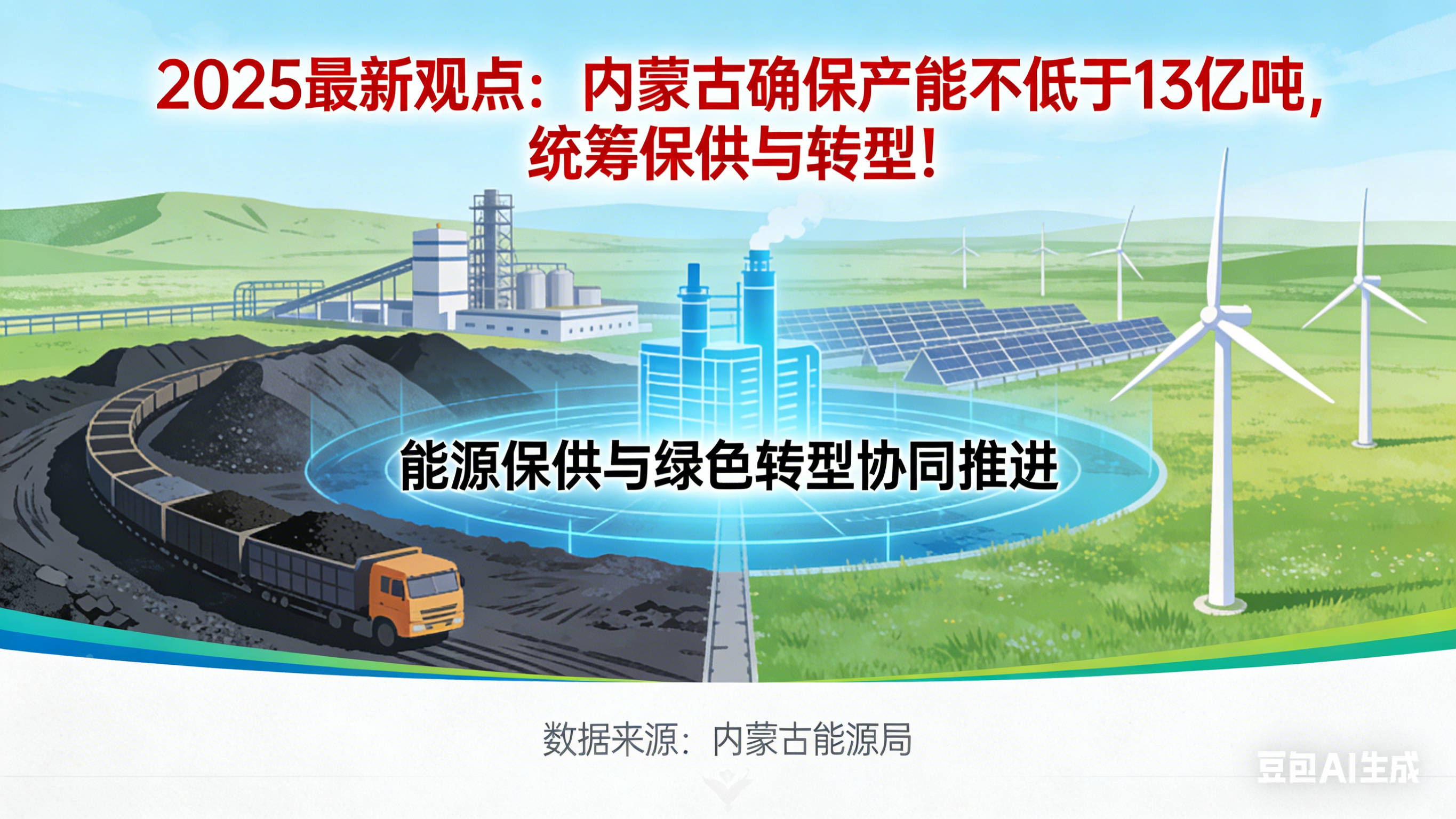 2026最新观点：内蒙古确保产能不低于13亿吨，统筹保供与转型！