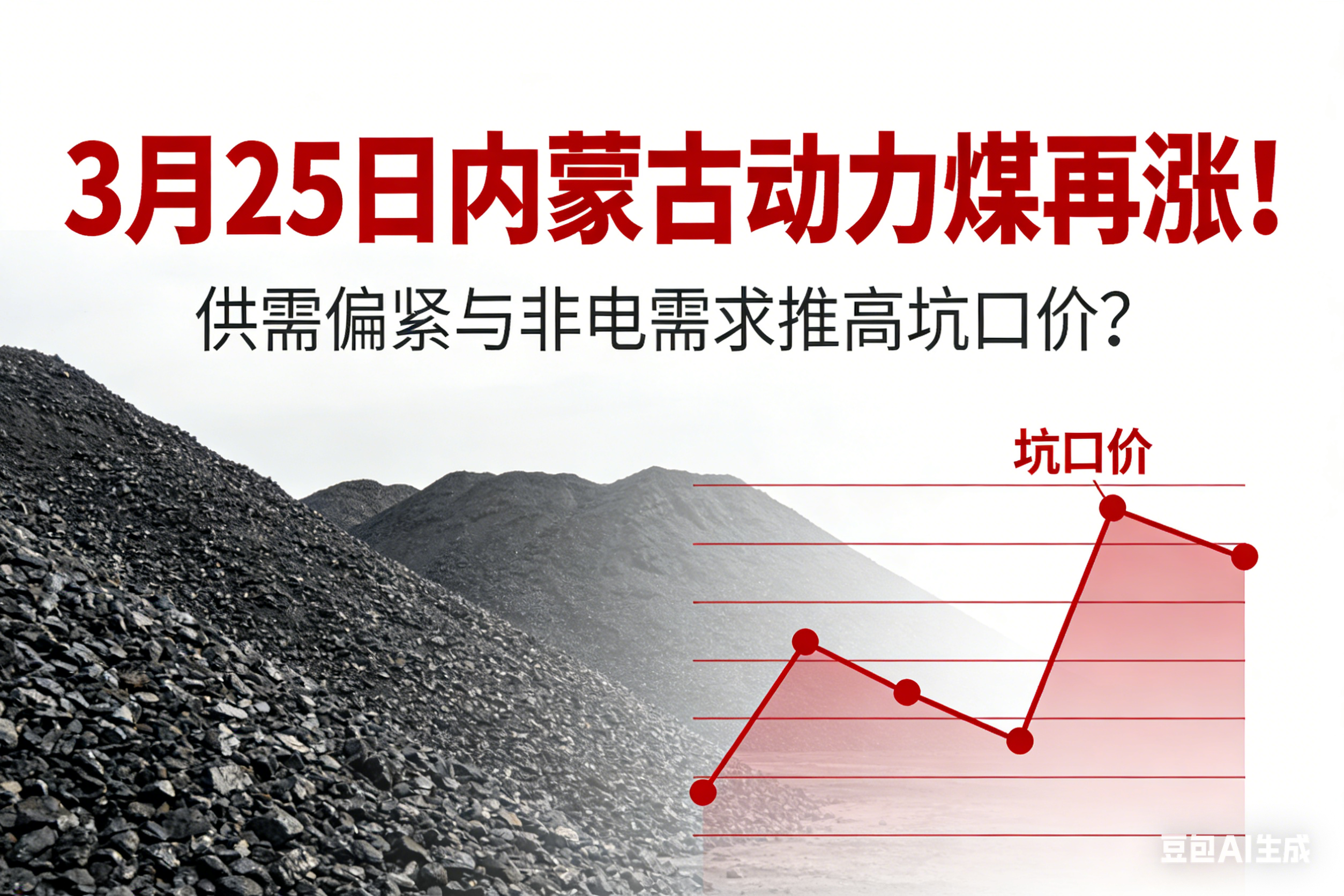 3月25日内蒙古动力煤再涨！供需偏紧与非电需求推高坑口价？