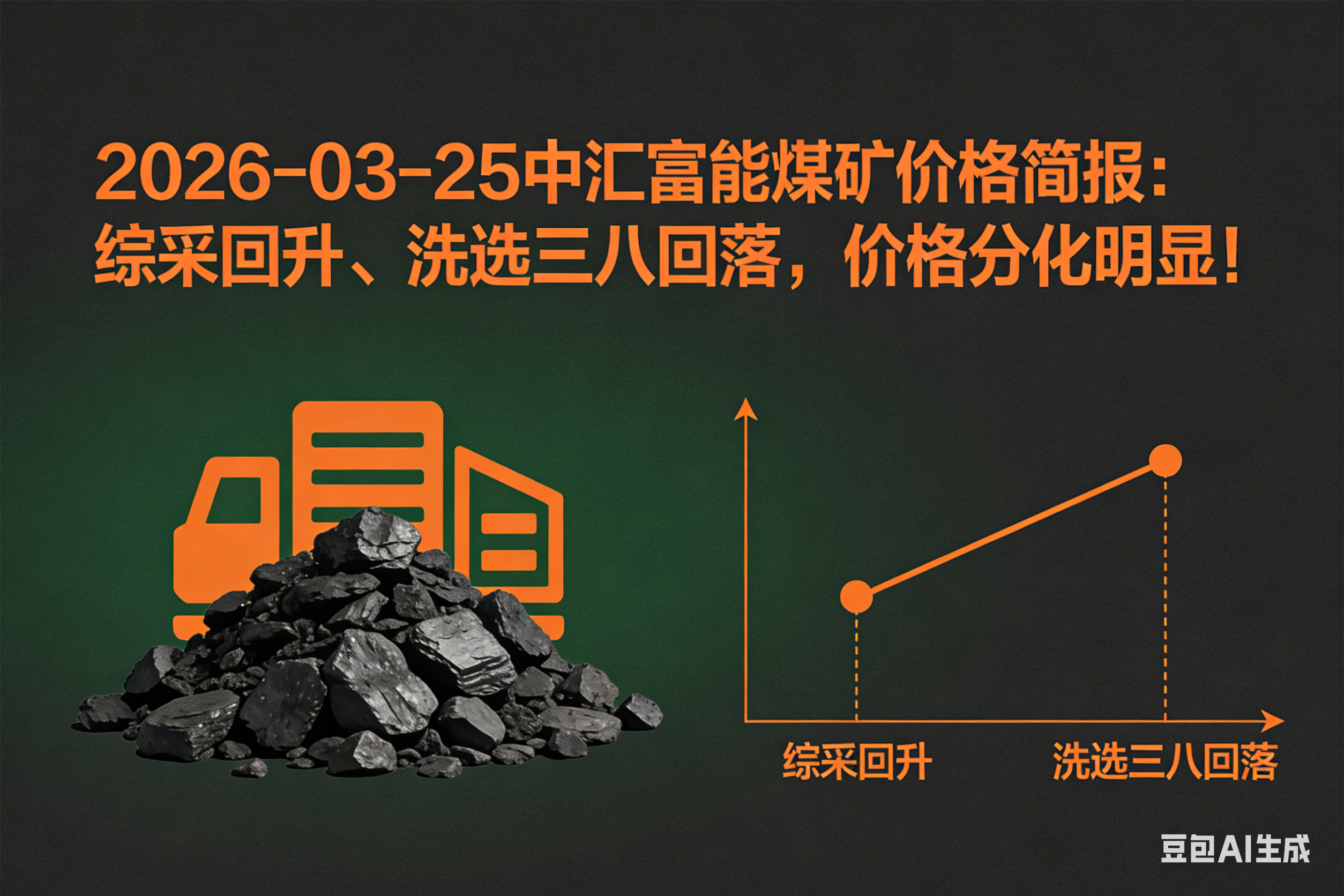 2026-03-25中汇富能煤矿价格简报：综采回升、洗选三八回落，价格分化明显！