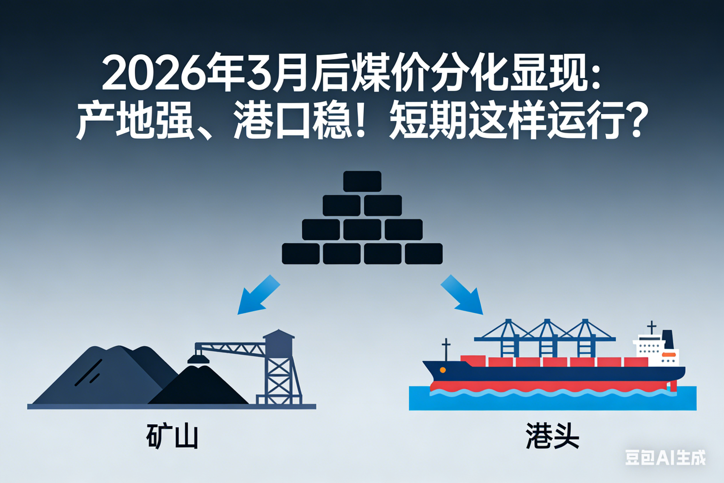 2026年3月后煤价分化显现：产地强、港口稳！短期这样运行？