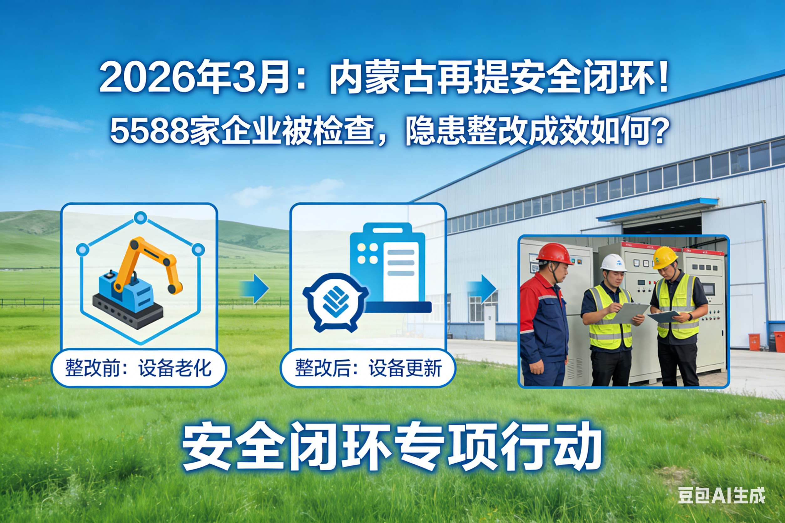 2026年3月：内蒙古再提安全闭环！5588家企业被检查，隐患整改成效如何？