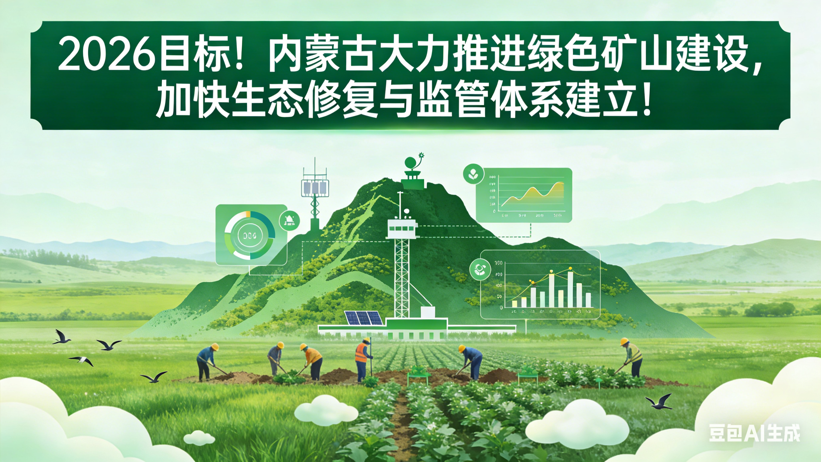 2026目标！内蒙古大力推进绿色矿山建设，加快生态修复与监管体系建立！