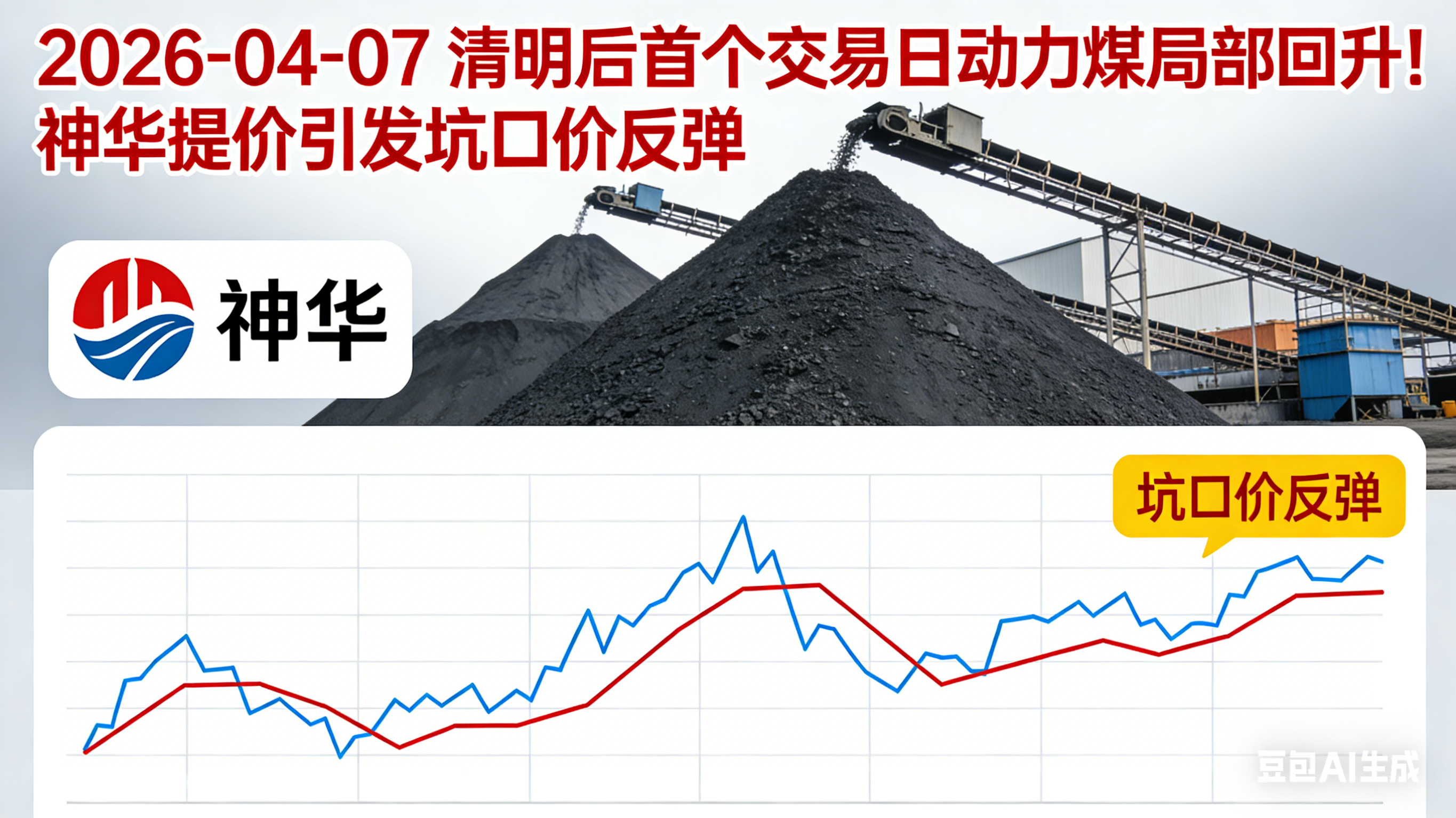 2026-04-07 清明后首个交易日动力煤局部回升！神华提价引发坑口价反弹