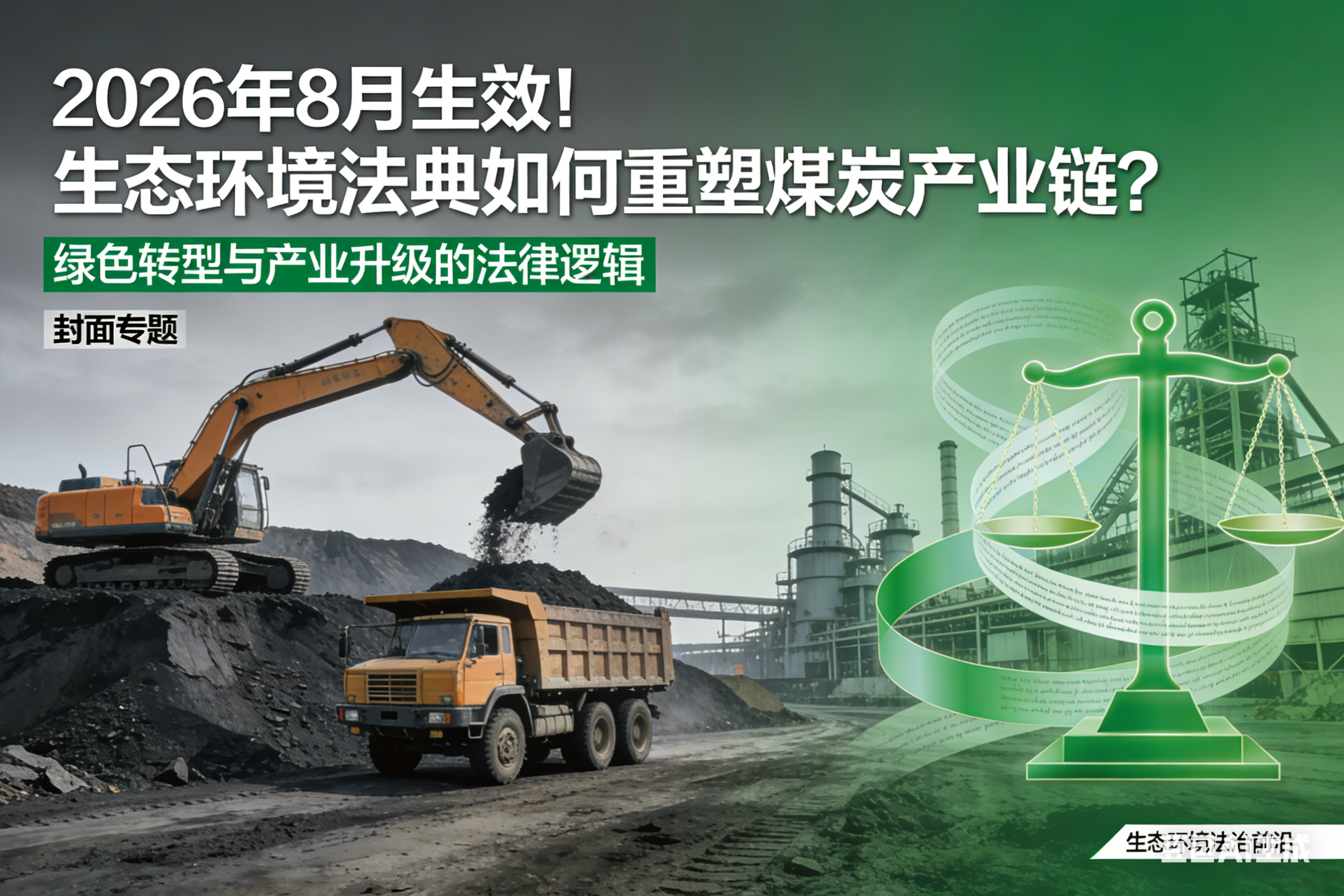 2026年8月生效！生态环境法典如何重塑煤炭产业链？