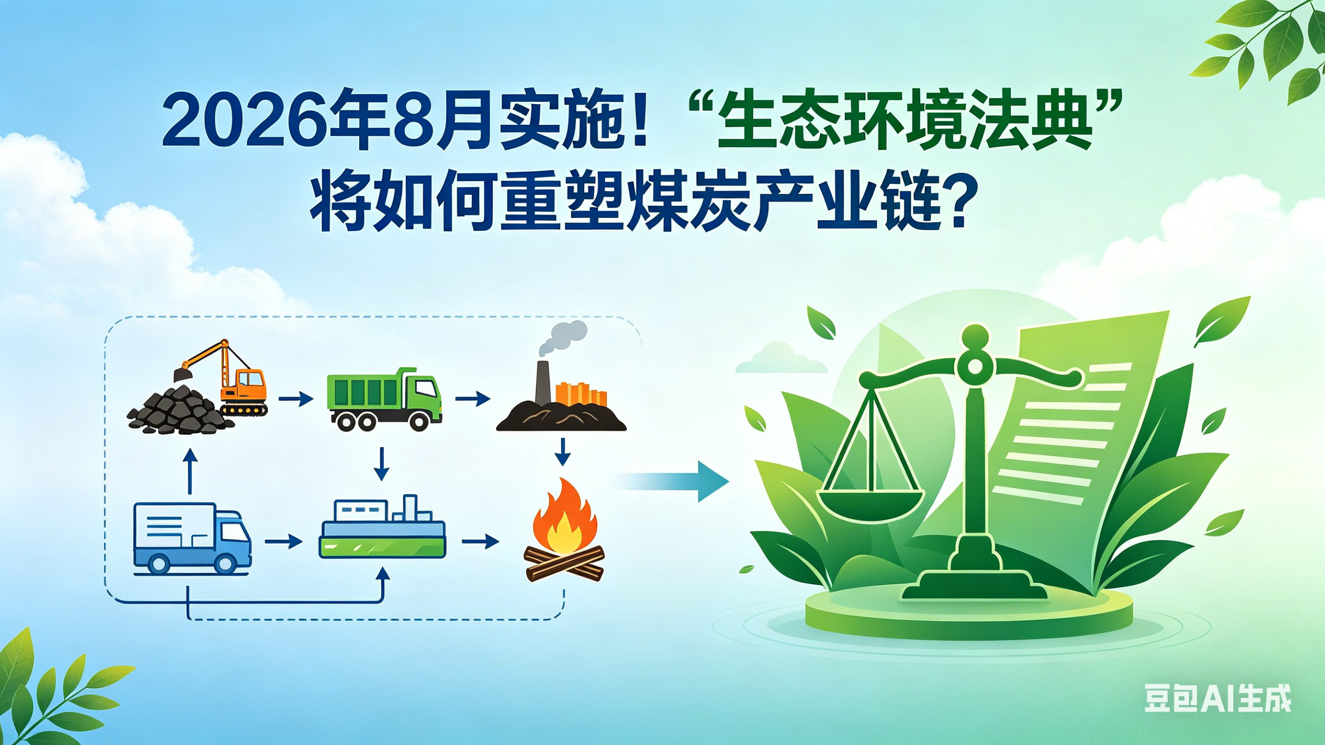 2026年8月实施！《生态环境法典》将如何重塑煤炭产业链？