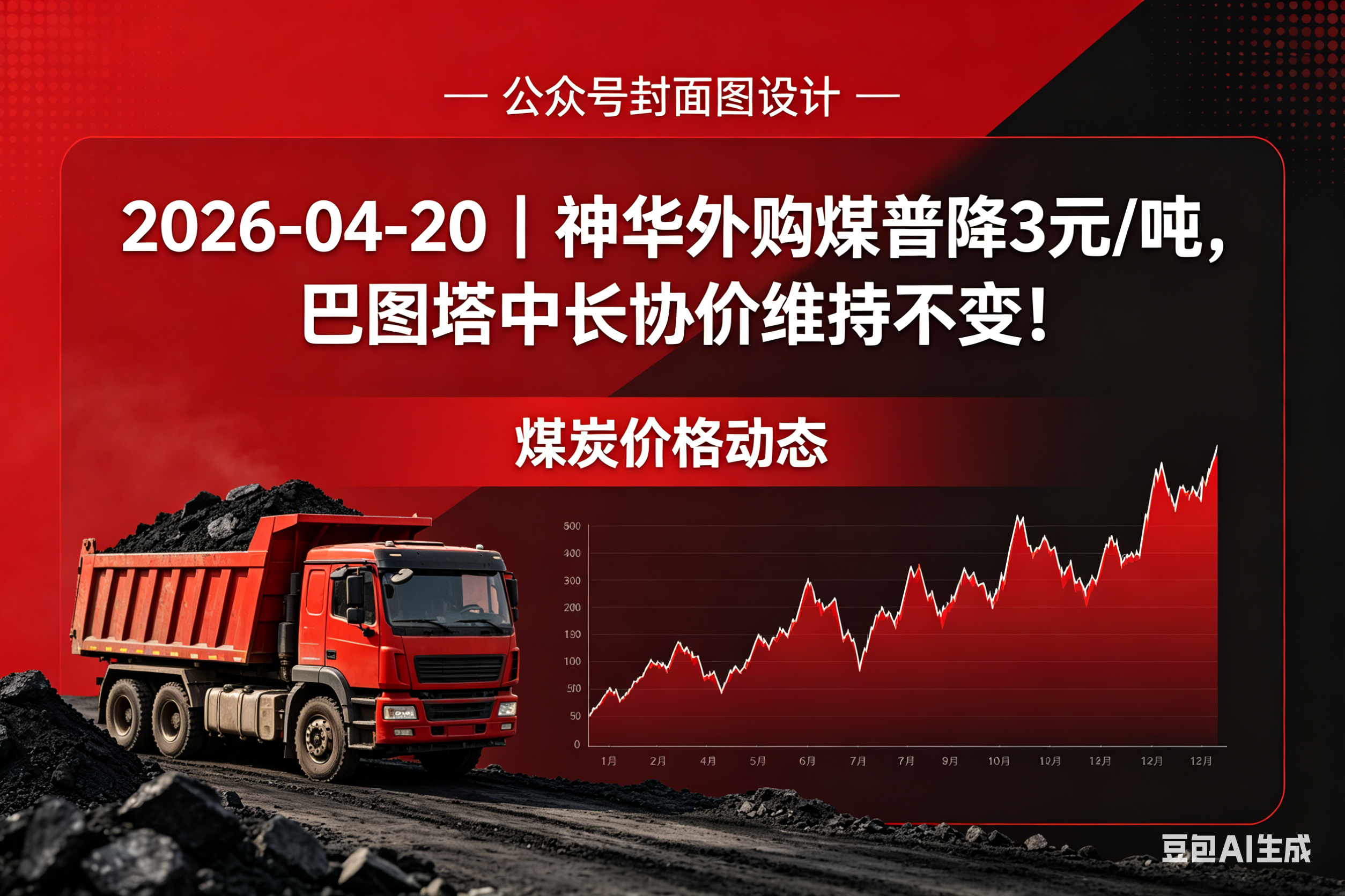 2026-04-20｜神华外购煤普降3元/吨，巴图塔中长协价维持不变！