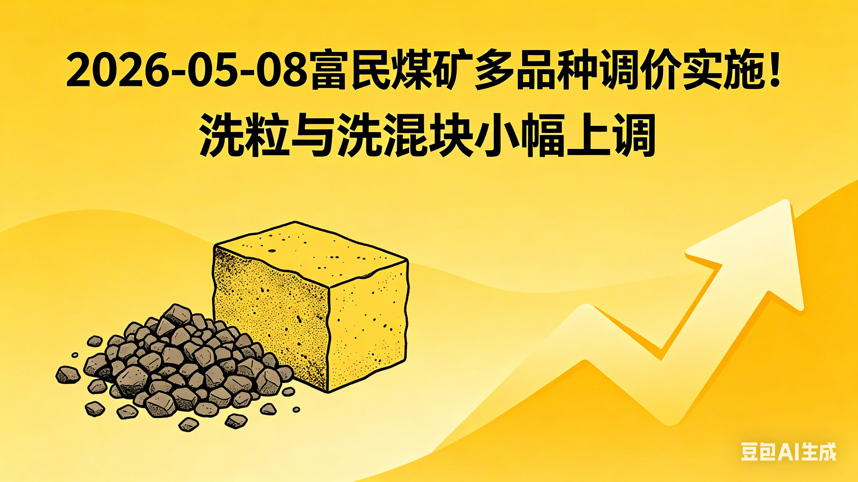 2026-05-08 富民煤矿多品种调价实施！洗粒与洗混块小幅上调