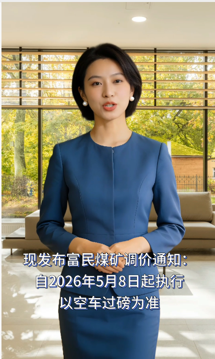 富民煤矿5月8日调价通知