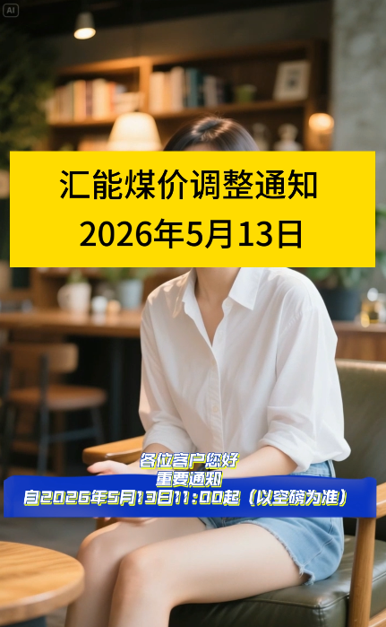 汇能煤价调整通知（2026年5月13日）